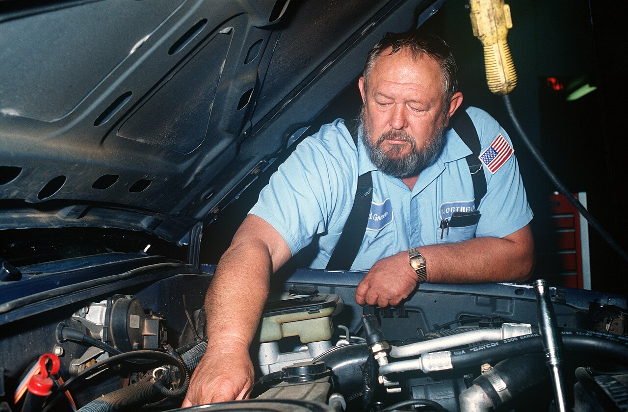 Mr. Green, and automotive technician with Northrop-Grumman, the contractor for most support functions at Vance Air Forc…