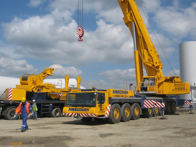 Turbine Tower No 23 construction site in June 2008 - geograph.org.uk - 960072
